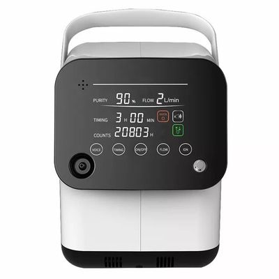 Saflık %95 Şarj Edilebilir 6l Oksijen Konsantratörü O2 Üretim Makinesi 110v