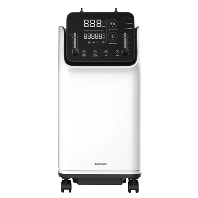 LED Ekranlı 10 Litre Hastane Kişisel Oksijen Makinesi Konsantratörü 15 Lpm