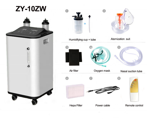 Amonoy 10 L O2 Makinesi Ev İçin Taşınabilir Tıbbi Oksijen Jeneratörü