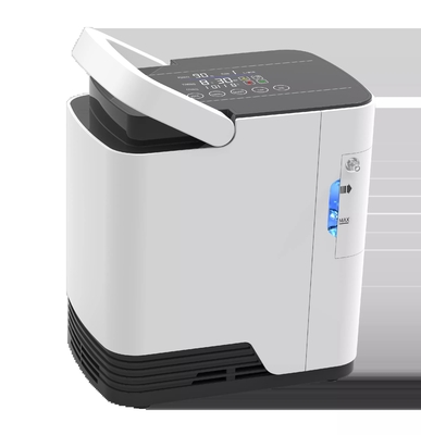 Taşınabilir Solunum 2 Litre Oksijen Konsantratörü ABS Malzeme